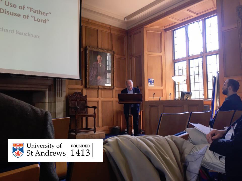 St Andrews Symposium on the Son of God – Day 1